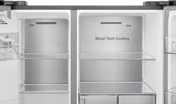 Hisense RS818N4TIC - Amerikaanse koelkast - Energielabel C - Water- & ijsdispenser - Metal Cooling - No Frost - RVS - Multi-Air Flow - Fast Freeze - 35dB (A) - Inverter Compressor - 632 Liter — thumbnail 11