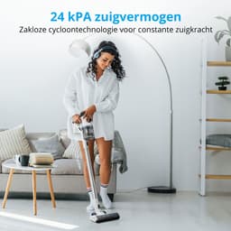MEDION P350 W steelstofzuiger met wisfunctie (snoerloos, zakloos, cycloontechnologie, 350 watt, 2-in-1 steelstofzuiger, handstofzuiger, oplaadbare batterij, stofsensor, HEPA H13, LED-touchdisplay, bor — thumbnail 8