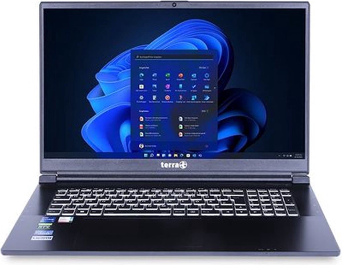 Terra Mobile 1778R 17.3" FullHD laptop - Intel Core i7-13700H - 16GB - 2.0TB M.2 SSD - Nvidia GeForce RTX3050 4GB - Windows 11 Pro — afbeelding 1