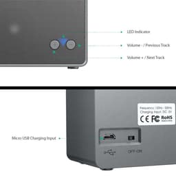 Aukey Bluetooth Speaker met Aux in - SK-M28 — thumbnail 3