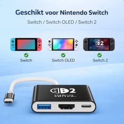 Docking Station geschikt voor Nintendo Switch 2, Nintendo Switch OLED & Nintendo Switch — thumbnail 5