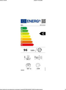 Beko BM3T3824W-1 SteamCure™ Warmtepompdroger 8 kg + 3 Jaar Gratis Extra Garantie — thumbnail 2