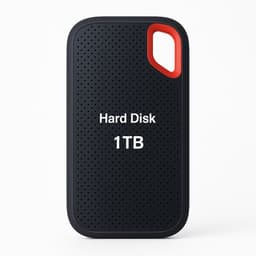 Externe harde schijf 1 TB - USB-C 2.0/3.0 - Lichtgewicht model - HDD — thumbnail 1