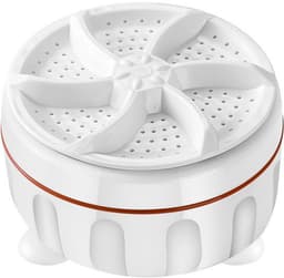 Mini Wasmachine - 2kg Wascapaciteit - Draagbare Wasmachine - Kleine Wasmachine - Draagbare Mini-Turbo Wasmachine - Handwasmachine - Draagbare Wasmachine - Geschikt Voor Kleine Was - Wit — thumbnail 1