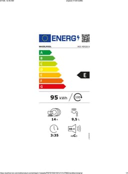 Whirlpool W2I HD526 A-1 Inbouwvaatwasser Volledig ingebouwd 14 couverts + 3 Jaar Gratis Extra Garantie — thumbnail 3