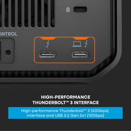 G-RAID® PROJECT 2 36TB, High-Capacity 2-Bay hardware RAID, Thunderbolt™ 3, USB-C, 7200RPM Ultrastar® Harde Schijf (HDD), tot 510MB/s schrijven. JBOD – Desktop RAID — thumbnail 3