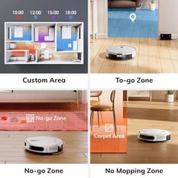 ILIF, Robotstofzuiger V20 met 5000 Pa Zuigkracht en LiDAR Navigatie – Slimme Draadloze Stofzuiger met App en Automatisch Opladen — thumbnail 3