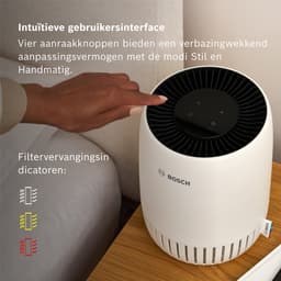 Bosch Air 500 Luchtreiniger – Verwijdert verontreinigingen, inclusief luchtfilter en stille modus (< 25 dB(A)) – voor kamers tot 23 m² – met USB-C-oplaadpoort CADR 100 m³/h — thumbnail 4
