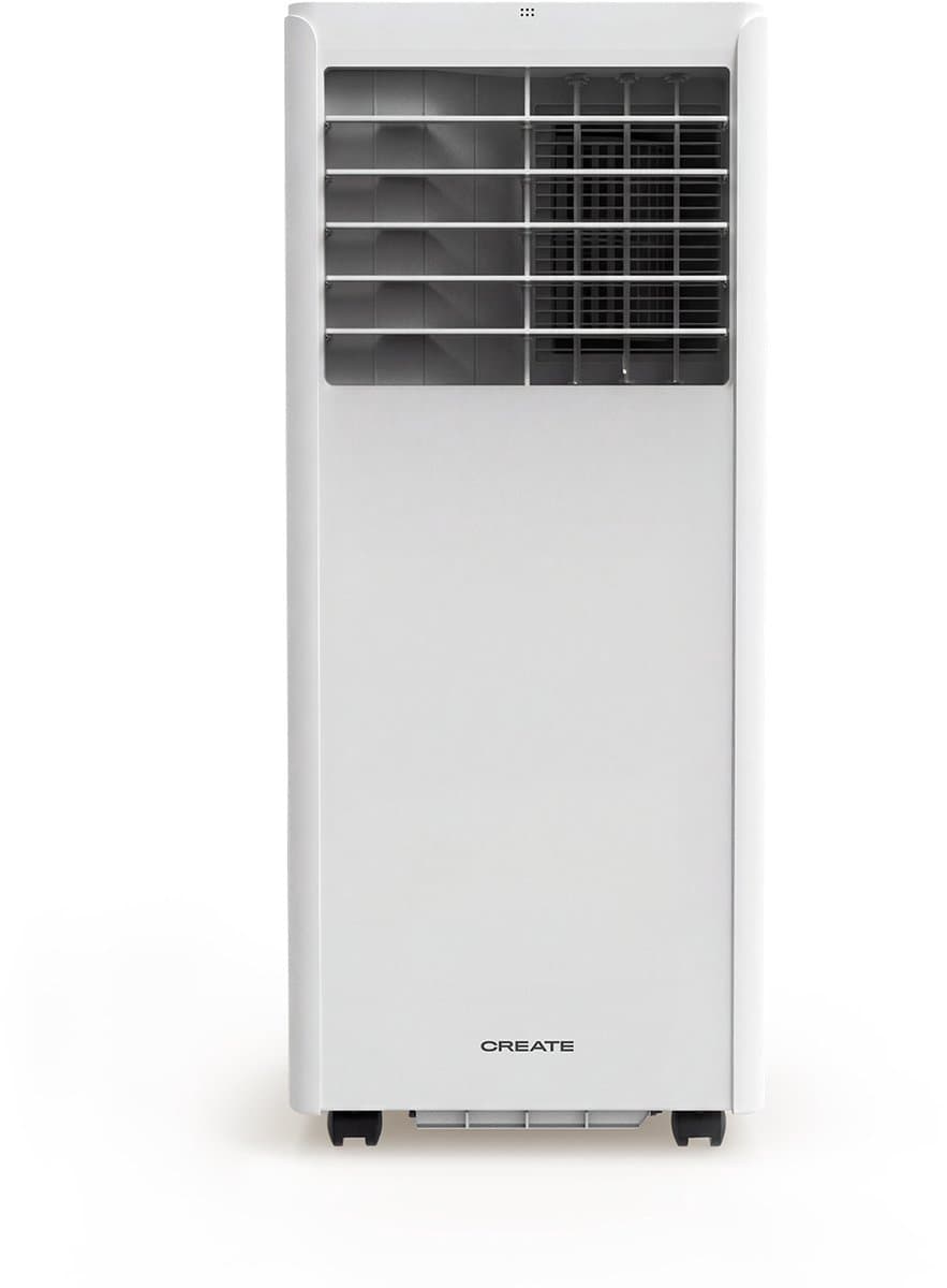 CREATE - Mobiele airco 3-in-1 5000 BTU met ontvochtiger 27 L/dag - Wit - Met afvoerset voor schuifraam en draai-kiepraam - SILKAIR 5000 — afbeelding 1