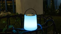Quantixx Draagbare Bluetooth Speaker met RGB LED Lamp – Sfeerverlichting & Muziek in één - USB-C oplaadbaar - Multicolor - Dimbaar — thumbnail 5