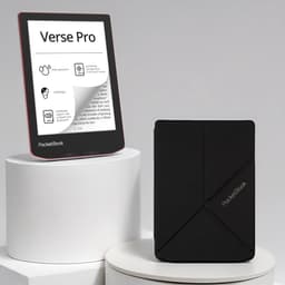 PocketBook Verse Pro Passion Red e-reader – Inclusief Origami Zwart Hoesje (shell cover) – Voordeelbundel — thumbnail 1