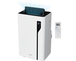 MOA Mobiele Airco - 12.000 BTU - 3-in-1 - Met Afstandbediening - Tot 35m² - Airconditioner met Ontvochtigingsfunctie - Raamafdichtingskit - Wit