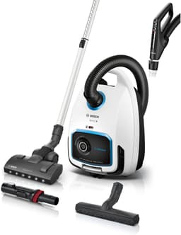 Bosch ProSilence BGB6SIL0L Serie 6 - Stofzuiger met zak - 12mtr bereik - HEPA hygienefilter - 66db - Afstandsbediening in handvat - Wit — thumbnail 1