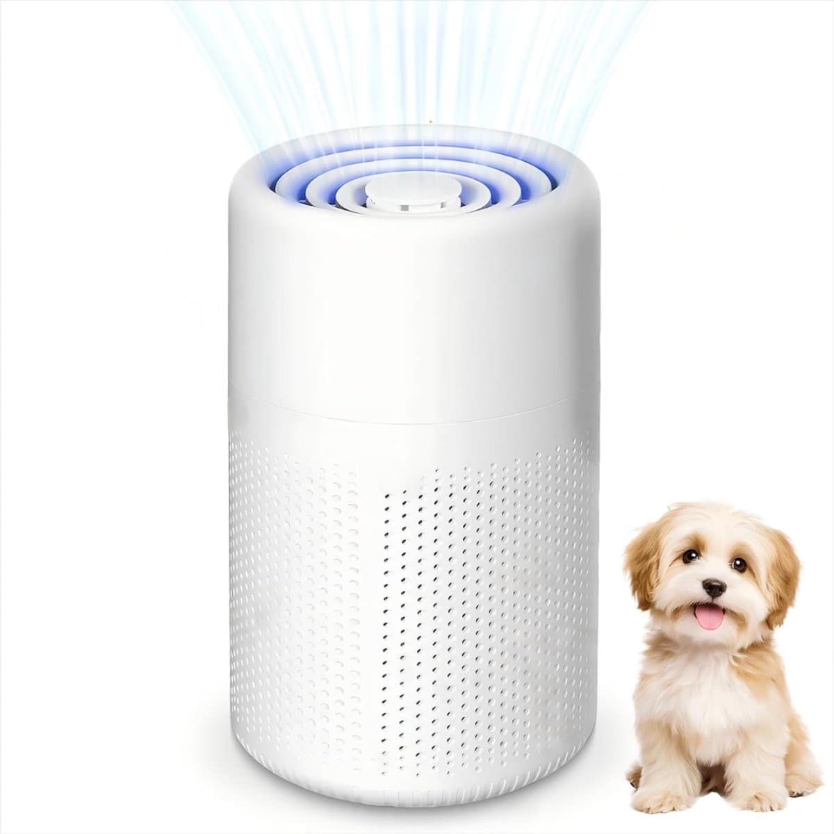 FlexVer® Luchtreiniger Met Hepa Filter - Air Purifier - Lucht Reiniger - Wit — afbeelding 1