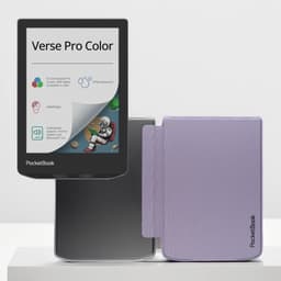 PocketBook Verse Pro Color - Stormy Sea + Transparant Paars PocketBook hoesje — thumbnail 1