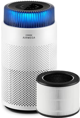 Coway Airmega 100 Luchtreiniger - Air Purifier - 244 m³/u - HEPA filter + koolstoffilter - Verwijdert tot 99,97% van fijne en ultrafijne deeltjes - Tegen stof, pollen en allergenen - Fluisterstil (20 dB) - ECARF gecertificeerd — thumbnail 1