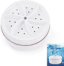 Mini Wasmachine - Draagbare Wasmachine - Ultrasonische Turbo Wasmachine met USB-interface - Mini Turbo Wasmachine voor Reizen - Camping Wasmachine - Draagbare Wasmachine voor Reizen — thumbnail 1