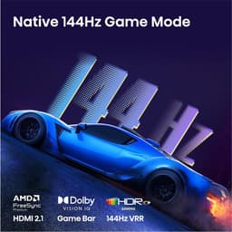 Hisense 75E7S PRO SmartTV - 75 inch - 4K Hi-QLED - 2026 - Native 144Hz Game Mode - Hi-QLED Colour - Built-in Subwoofer - AI Picture - AI Smooth Motion - AMD FreeSync Premium - Dolby Vision Atmos — thumbnail 18