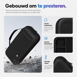 Sounix Case Geschikt voor Nintendo Switch 2 - Ingebouwde standaard - Hoesje Geschikt voor Switch 2 - Beschermhoes - Opbergtas - Zwart — thumbnail 8