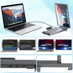 14" HDeye PM14R Draagbare Monitor – FHD 1920x1200 IPS, Dual USB-C, Mini HDMI, Ultra Slim – Voor Laptop, Telefoon, Gaming — thumbnail 8