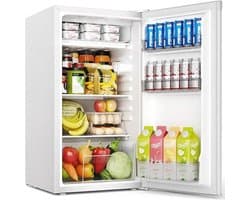 Novari - Mini koelkast - Koelkast - Ultra-stille werking 38 dB - 7-traps temperatuurregeling - Krachtige en efficiënte koeling