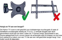 Python beschermhoes met transparante doorkijk voor schermen van 22 tot 24 inch — thumbnail 15
