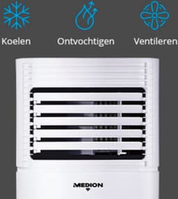 MEDION Smart Mobiele Airco P701 (7000 BTU, 3-in-1, Koelen, Ontvochtigen, Ventileren, tot 25m², incl. Raamafdichtingskit, voor Slaapkamer en Woonkamer, WiFi, App-Functie, Afstandsbediening, MD 37672) — thumbnail 22