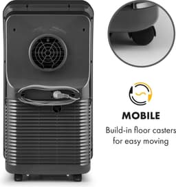 Klarstein mobiele airconditioner met luchtafvoerslang, 4-in-1 airconditioner met ventilator, luchtontvochtiger & nachtmodus, kleine & draagbare airconditioner voor thuis & op kantoor, app-bediening, 12000 BTU,1 kW voor 59 m² - Afstandsbediening — thumbnail 24