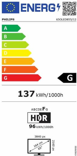 Philips 65OLED855/12 - 65 inch - 4K OLED - 2020 — thumbnail 4