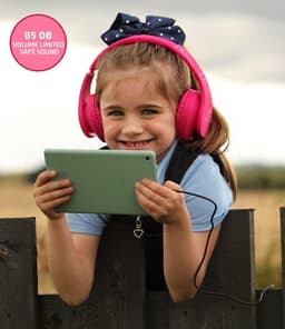PowerLocus P2 draadloze Over-Ear Koptelefoon Inklapbaar koptelefoon voor kinderen - veilig volume van 85 dB - Bluetooth Hoofdtelefoon - Met microfoon — thumbnail 12
