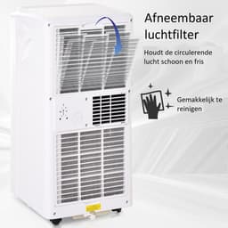 Mobiele Airco - Airconditioning - 9000 BTU - Airco op wielen met Afstandsbediening — thumbnail 2