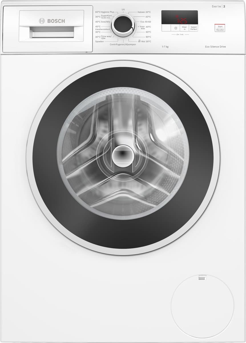 Bosch WGE02404NL - Serie 2 - Wasmachine - 7 kg - 1400 rpm - Energielabel A - SpeedPerfect - Bespaar water met ActiveWater Plus — afbeelding 1