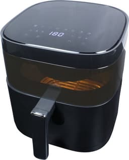 Wartmann Airfryer - PFAS Vrije 5,7 Liter Heteluchtfriteuse - Vaatwasserbestendig - Keramische Coating - Tiptoets Bediening - 270° Kijkvenster - WM-2312 AF — thumbnail 2