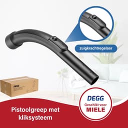 DEGG® - Handgreep / Pistoolgreep - Geschikt voor Miele - 35mm - Geschikt voor Miele klik-systeem - Premium Kwaliteit — thumbnail 8