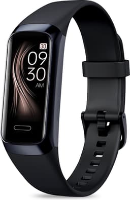 FITAGE Stappenteller & Hartslagmeter - Activity Tracker - Stappenteller Horloge - Smartwatch - Heren, Dames en Kinderen - Zwart — thumbnail 2