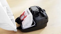 Bosch ProSilence BGB6SIL1 Serie 6 - Stofzuiger met zak - 12mtr bereik - Vacuum cleaner - Afstandbediening in handvat - 66dB - HEPA - Wit — thumbnail 10