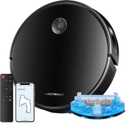 LIECTROUX C7 Robotstofzuiger met Dweilfunctie 2-in-1, 6000Pa Sterke Zuigkracht, WiFi/App & Afstandsbediening, Compatibel met Alexa en Google Assistant, Geschikt voor Dierenharen, Tapijt en Harde Vloeren — thumbnail 1