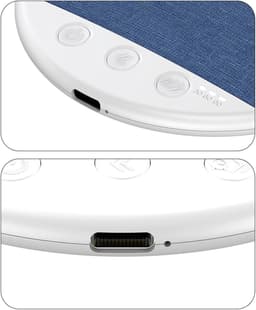 Slaapsprekers - kussenspeaker - Slaapgeluidsspeaker - muziek bij het kussen - timer voor uitschakelen - lichte muziek - witte ruis - Bluetooth - verbinding - slaapondersteuner - speaker onder het kussen - geschikt voor rustige nachten - grijs — thumbnail 5