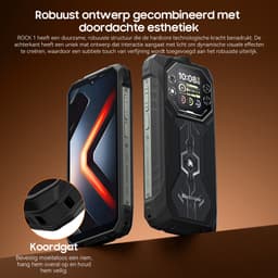 Blackview ROCK 1 Robuuste Smartphone - 24GB RAM - 256GB ROM - Android 16 - 15000mAh - Gemini AI Robuuste Telefoon - 6,56 inch - IP68/IP69K - 4G Dual SIM - NFC - OTG - GPS - Zwart — thumbnail 11