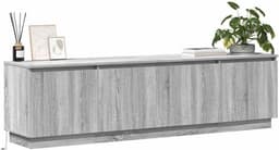 Grote TV Meubel 180 cm Grijs Sonoma met LED-verlichting en Opbergruimte — thumbnail 1