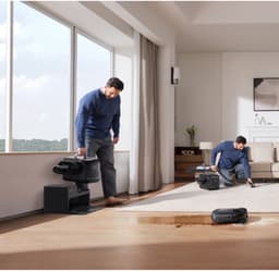 eufy Robotstofzuiger Omni E28, draagbare dieptereiniger, HydroJet dweilsysteem, 20.000 Pa zuigkracht, DuoSpiral borstels die ontklitten, CornerRover arm voor het schoonmaken van hoeken, alles-in-één-station, voor gezinnen met huisdieren en kinderen. — thumbnail 15