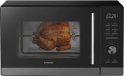 Inventum MN327CB Combimagnetron - 32L - 1000W - Hetelucht- en grillfunctie - Met draaispit - 10 programma's - 4 combistanden - Ontdooifunctie - Zwart — thumbnail 1