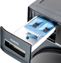 CHiQ CFL80-14586IM3XA - Wasmachine - 8 KG - Space Pro - A-15% - 16 programma's - AI Smart - Stoomwassen & Quick Wash - 12 jaar garantie op motor — thumbnail 5