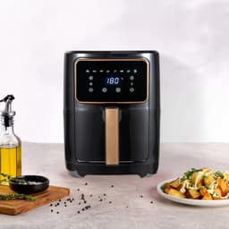 SAVI® Airfryer XXL - Mini-oven - Heteluchtfriteuse - Zwart - 36cm x 40cm x 36cm — thumbnail 7