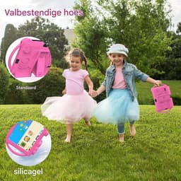 Peutertablet - Kindertablet Peuter - 7-inch IPS-scherm/Android 12 - 1 Stuk - Voor Kinderen Van 3–12 Jaar Roze — thumbnail 5