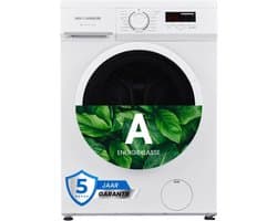 Heinner HWM-M8014SMA+++ Slanke Wasmachine 8 kg – 1400 tpm – Inverter Motor – Digitaal Display – 90° Hygiëneprogramma – 15 min Snelprogramma – Wit – 5 Jaar Garantie