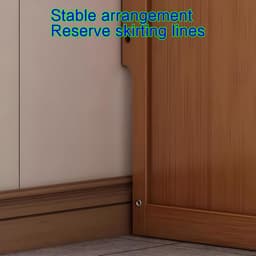 Mediabedrijf Kast - Audio Video Meubel - Woonkamer Opbergen - Ventilatie Ontwerp - 59x25x97cm - Bruin — thumbnail 2