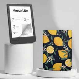 PocketBook Verse Lite - E-reader - Midnight Grey - Voordeelbundel met Citroen / Lemon Print Hoesje — thumbnail 1