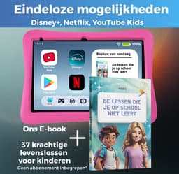 Kindertablet 10 inch – Tablet Kids – 96 GB - Tablet Kinderen – Kindertablet vanaf 3 jaar – 6000mAh - Ouderlijk Toezicht – Android 15 – Roze – 2026 Model - WiseQ — thumbnail 7