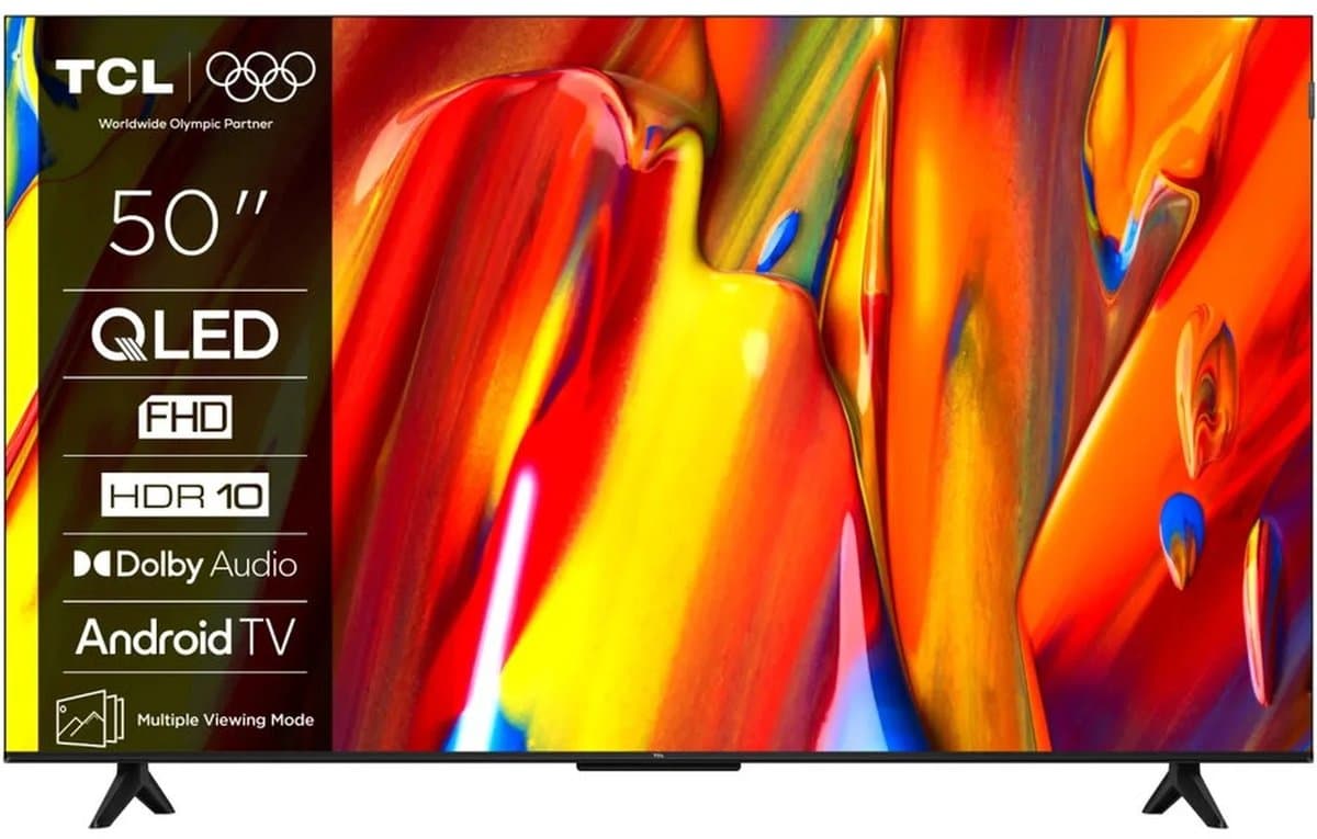 TCL 50V5C - 50 inch - Full HD QLED - 2025 - Smart TV — afbeelding 1